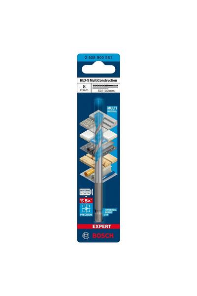 Bosch Expert Hex-9 Multiconstruction Delme Ucu 8 X 50 X 100 Mm