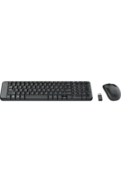 logitech Mk220 Kablosuz Klavye Mouse Set, Siyah, Q Klavye