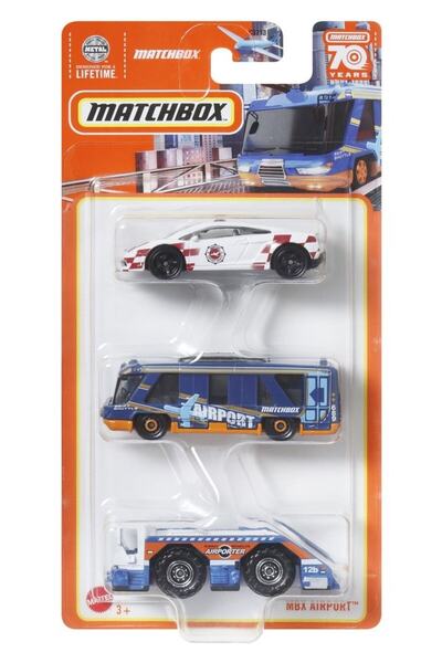 Matchbox Üçlü Araba Seti Mbx Airport HLC02