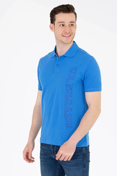 U.S. Polo Assn. Tricou cu gât polo pentru bărbați - Potrivire relaxată