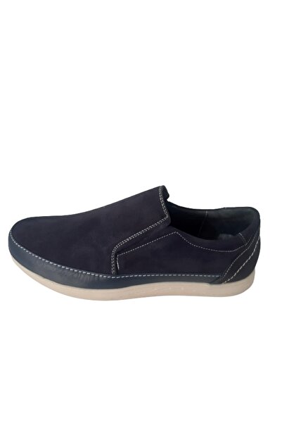 İstanbul Чоловічі повсякденні черевики з натуральної шкіри, синього кольору, на гумовій підошві