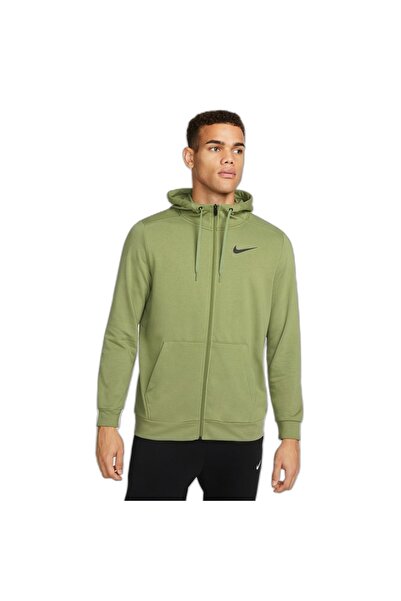 Nike Dri-fit Full Zip Men Training Yeşil Erkek Sweatshirt Cz6376-334