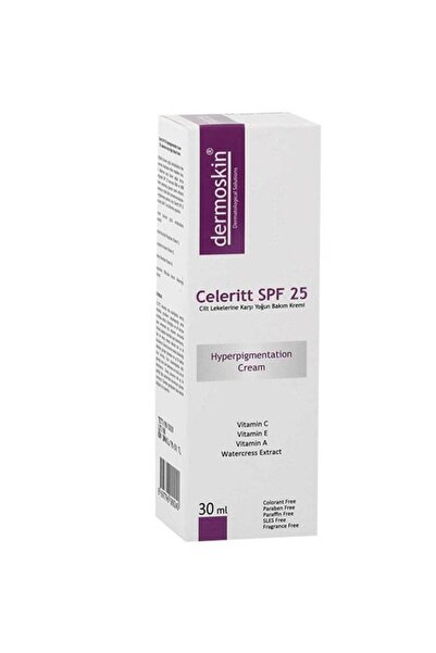 Dermoskin Celeritt SPF 25 Leke Karşıtı Bakım Kremi 30 ml