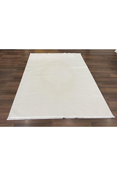 KARAR HALI Karar Halı Poplin Koleksiyonu 5100B BEYAZ