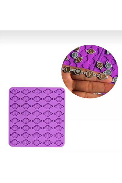 adarya Epoksi Bileklik Kolye Tespih Harf Pulu Kalıbı