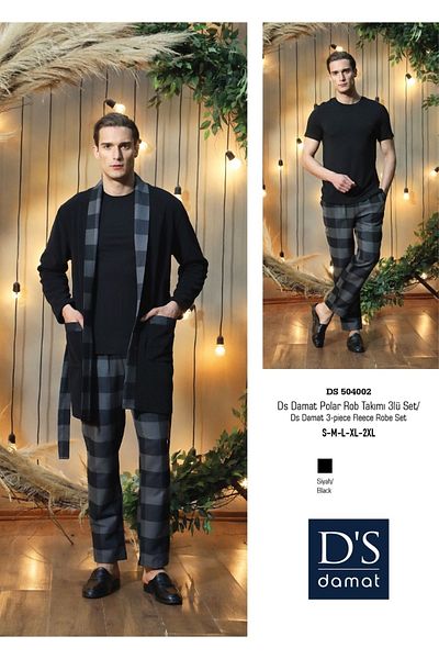 D'S Damat Σετ Ds Damat Fleece Rob Σετ 3 τεμ