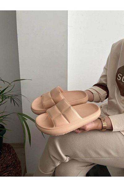 Behtah Kundura Unisex Fashion Hm Soelite Yeezyy Slide Πλήρεις Ορθοπεδικές Παντόφλες Παραλία Πισίνα Παραθαλάσσια Θάλασσα Νέα σεζόν