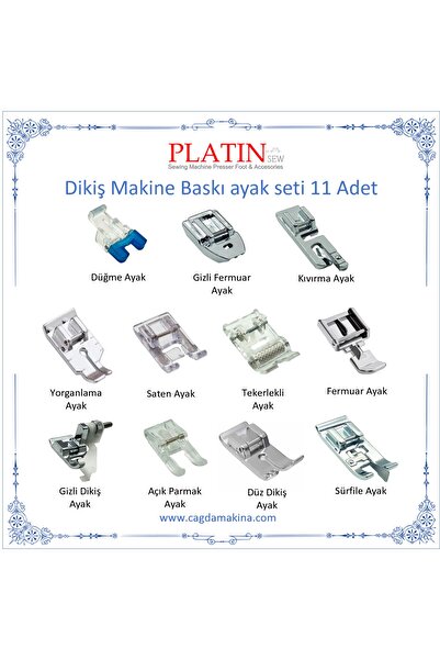 PLATINSEW 11 PARÇA BASKI AYAK SETİ PLATINsew