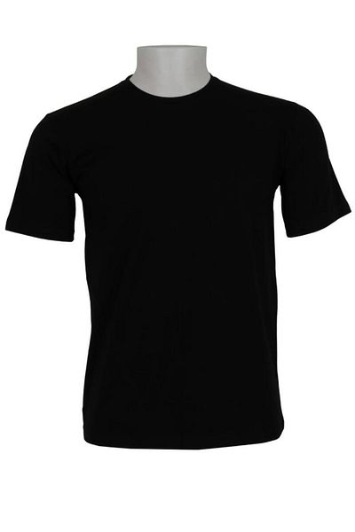 Modarar Ανδρικό μαύρο μπλουζάκι Slim Fit RAR01030