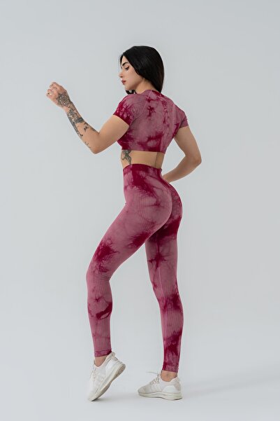 GYMXPRO Push-up Detaylı Toparlacı Spor Batik Tayt
