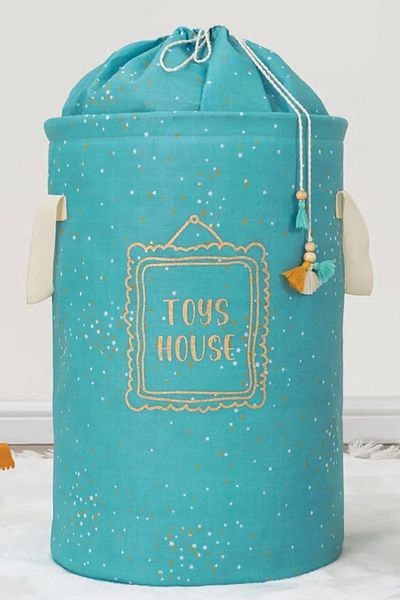 MorPort 46X31 Baby Organizer - Round Bagged Toy and Dirty Basket