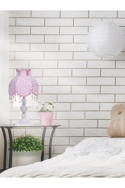 Dekovien Powder Colored French Lace Lampshade - Classic Model