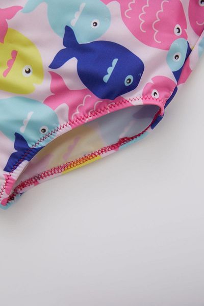 DeFacto Baby Girl Fish Pattern Swimsuit