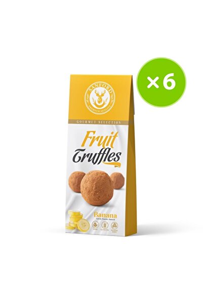 Sanford Fruit Truffles Carob Powder Coated Banana Fruit Ball 80g X 6