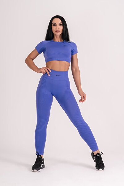 GYMXPRO Push-up Detaylı Toparlayıcı Mor Spor Tayt