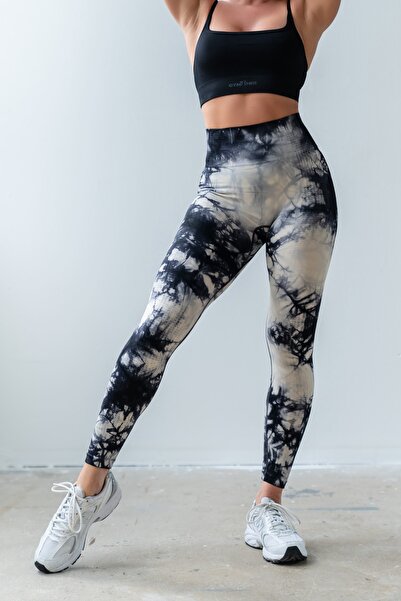 GYMXPRO Push-up Detalı Toparlayıcı Batik Tayt