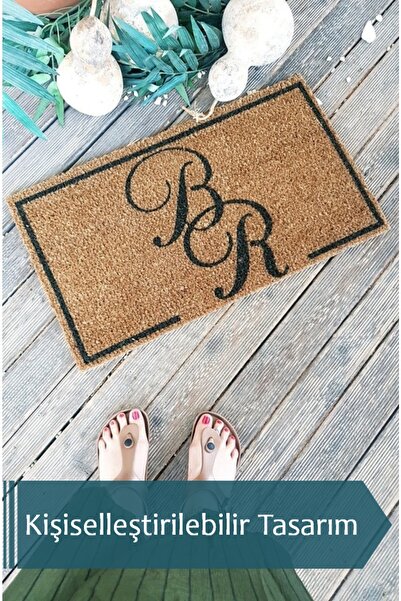 LAMONETA B Ve R Harfli Logolu Koko Kıl Kapı Önü Paspası