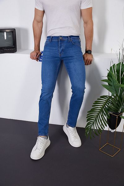 ENZİM JEANS Мъжки дънкови панталони от ликра