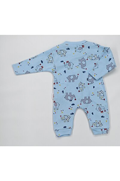 Nayinom Hobbe Baby Elephant Motif Baby Rompers 1-3-6 Months