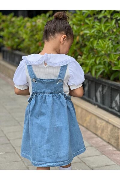 MUMİKİDS Costum pentru fete din denim