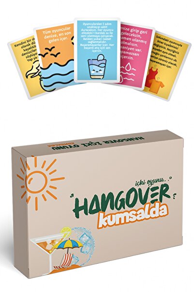 Genel Markalar Hangover Kumsalda Kart Oyunu
