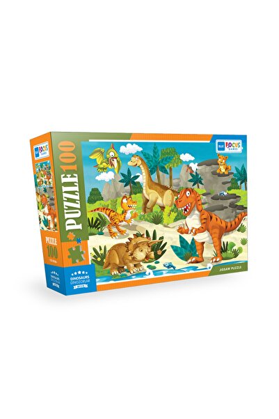 Blue Focus 100 Parça - Dınosaurs (dinozorlar)