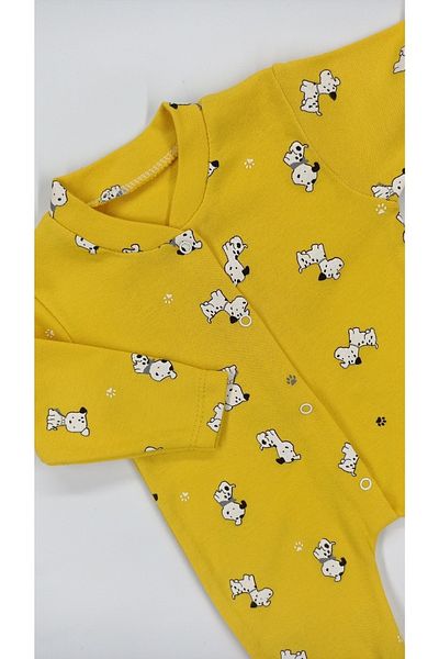 Nayinom Hobbe Baby Dog Motif Baby Rompers 1-3-6 Months