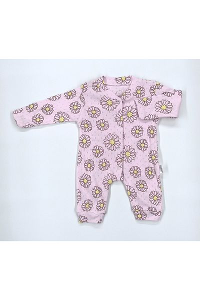 Nayinom Hobbe Baby Daisy Patterned Jumpsuit 1-3-6 Months