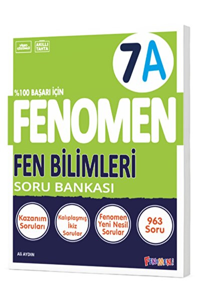 Gama Yayınları FENOMEN 7.SINIF FEN BİLİMLERİ A SORU BANKASI HEDİYELİ ÜRÜN