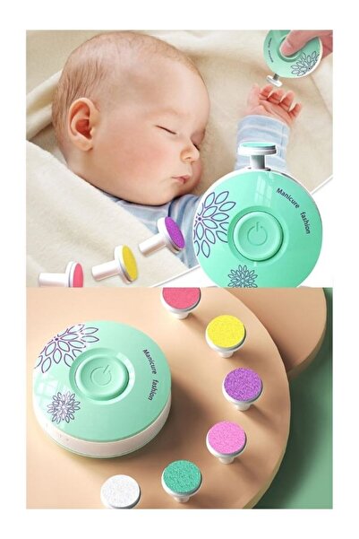 TWOX Çoçuk Bebek Yetişkin Dönerli Pilli Tırnak Kesme Törpüleme Makinası