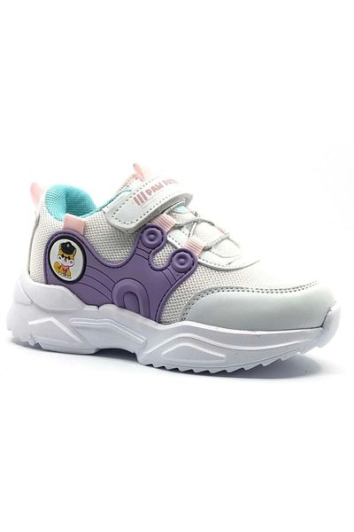 Cool Merry alb-violet pantofi ortopedici pantofi sport pentru fete