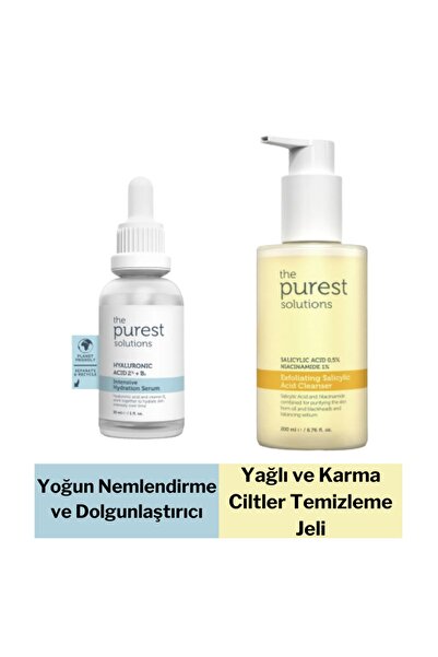 The Purest Solutions Sivilce Ve Siyah Nokta Karşıtı Temizleme Jeli ve Yoğun N...