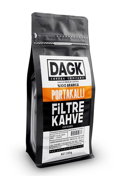 Dagk Orange Filter Coffee Ground 200g (flavored)