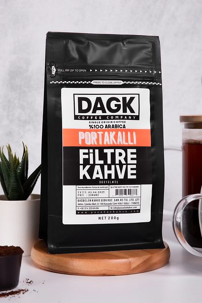 Dagk Orange Filter Coffee Ground 200g (flavored)