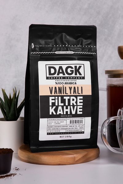 Dagk Vanilla Filter Coffee Ground 200g (flavored)