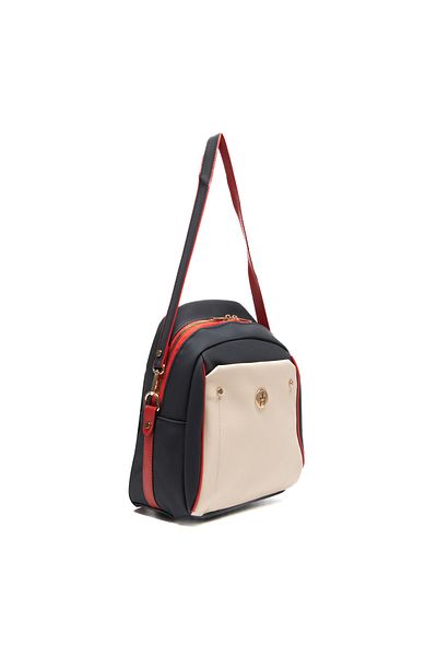 TH Women's Backpack TH-YK12941 Navy-Cream-Red