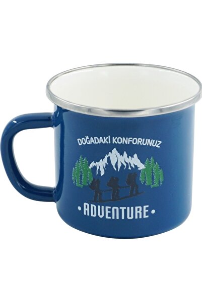 Orcamp Retro Emaye Orcamp Kupa Bardak Mug