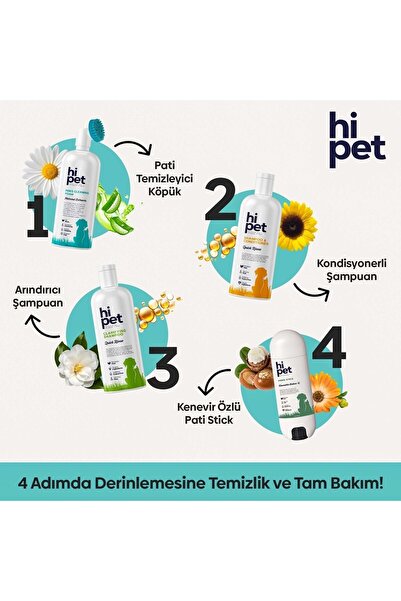 HiPet Köpek Derinlemesine Temizlik Ve Bakım Seti