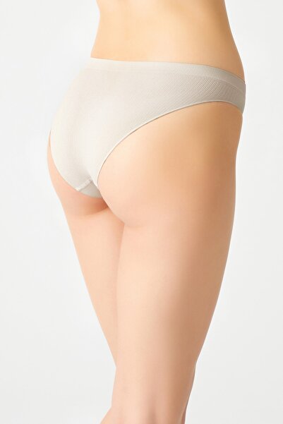 Los Ojos Ten Fitilli Seamless Klasik Külot Ribbed Classic