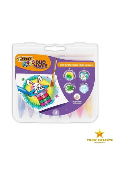 Bic Kids Duo Magix Farklı Yüzeyler İçin Pastel Boya