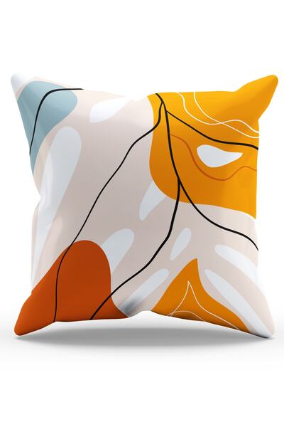 Moud's Double Sided Printed Art 12 Patterned Suede Throw Pillow Case - PL912