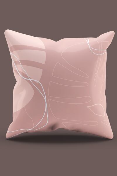 Moud's Double Sided Printed Art 10 Patterned Suede Throw Pillow Case - PL910