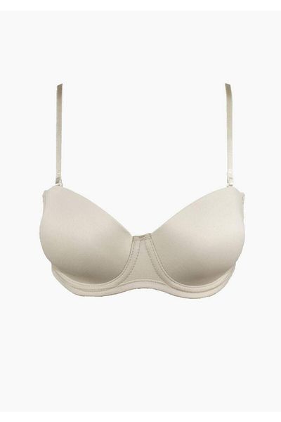 Le Jardin Sutien push up fără bretele micro acoperit pentru femei Ecru Elita Noul sezon