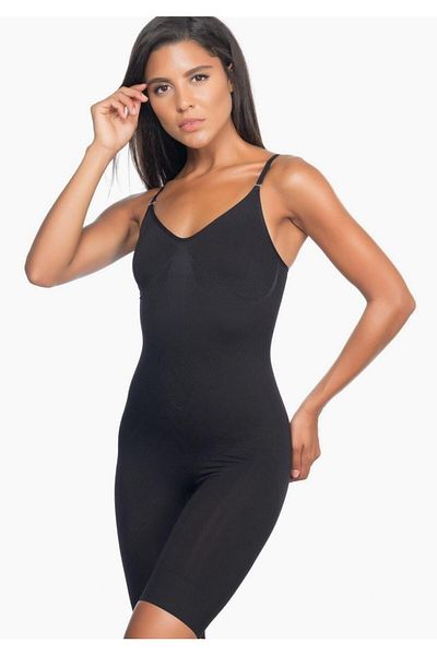 Emay Women's Black Non-Marking Boxer Corset New Season (1 Piece Economical)