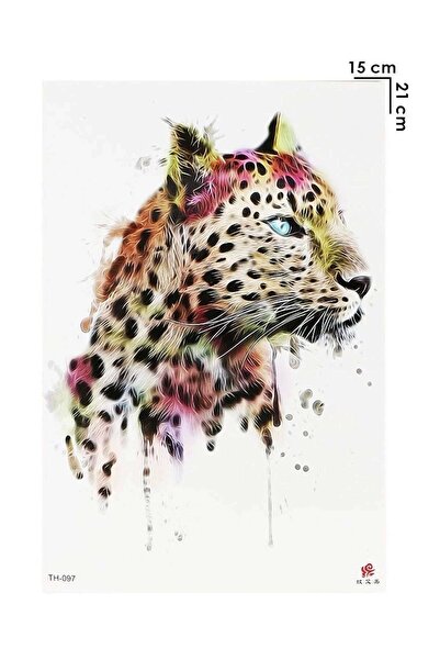 Barly Geçici Leopar Dövme Tattoo