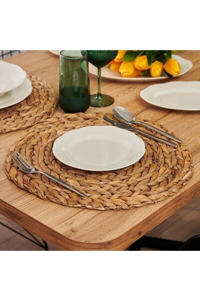 Marianna Büşra Pasta Tabağı - Krem - 20 cm