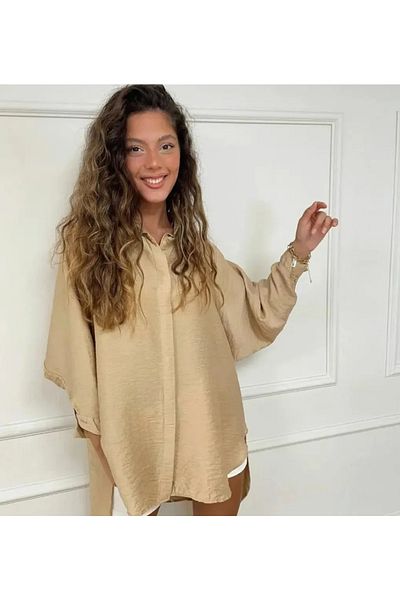 dshee woman Linen tunic shirt