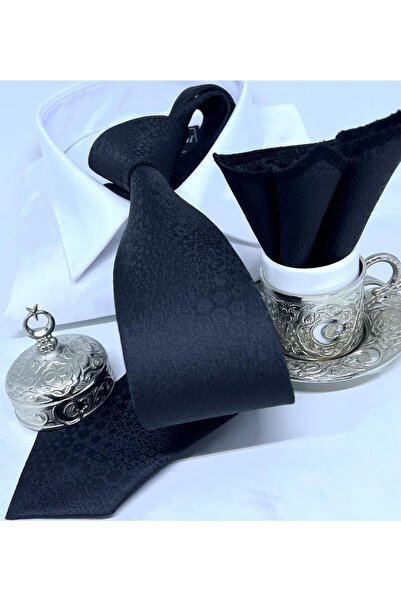 B'lazzotti DOKUMA MENDİLLİ KRAVAT