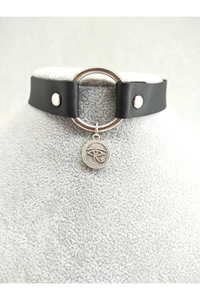 Fugusugu حورس العين القوطية المختنق قلادة