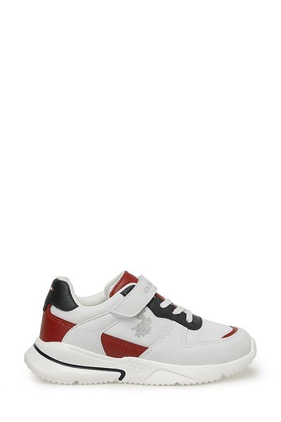 U.S. Polo Assn. DORENA 3FX White Boys' Sports Shoes